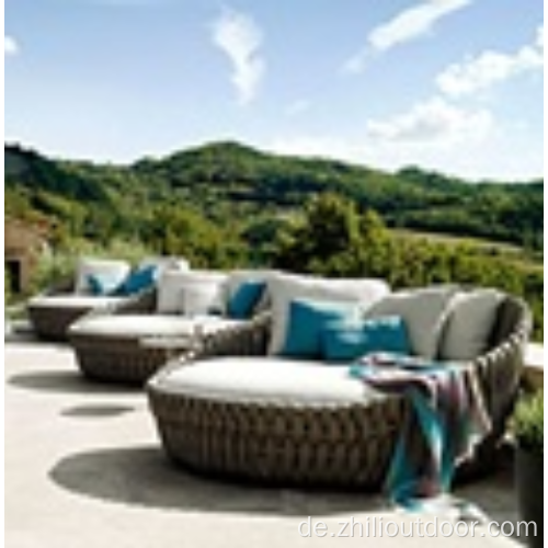 Großhandel Terrasse Daybed Rattan Pool Day Bett Sofa